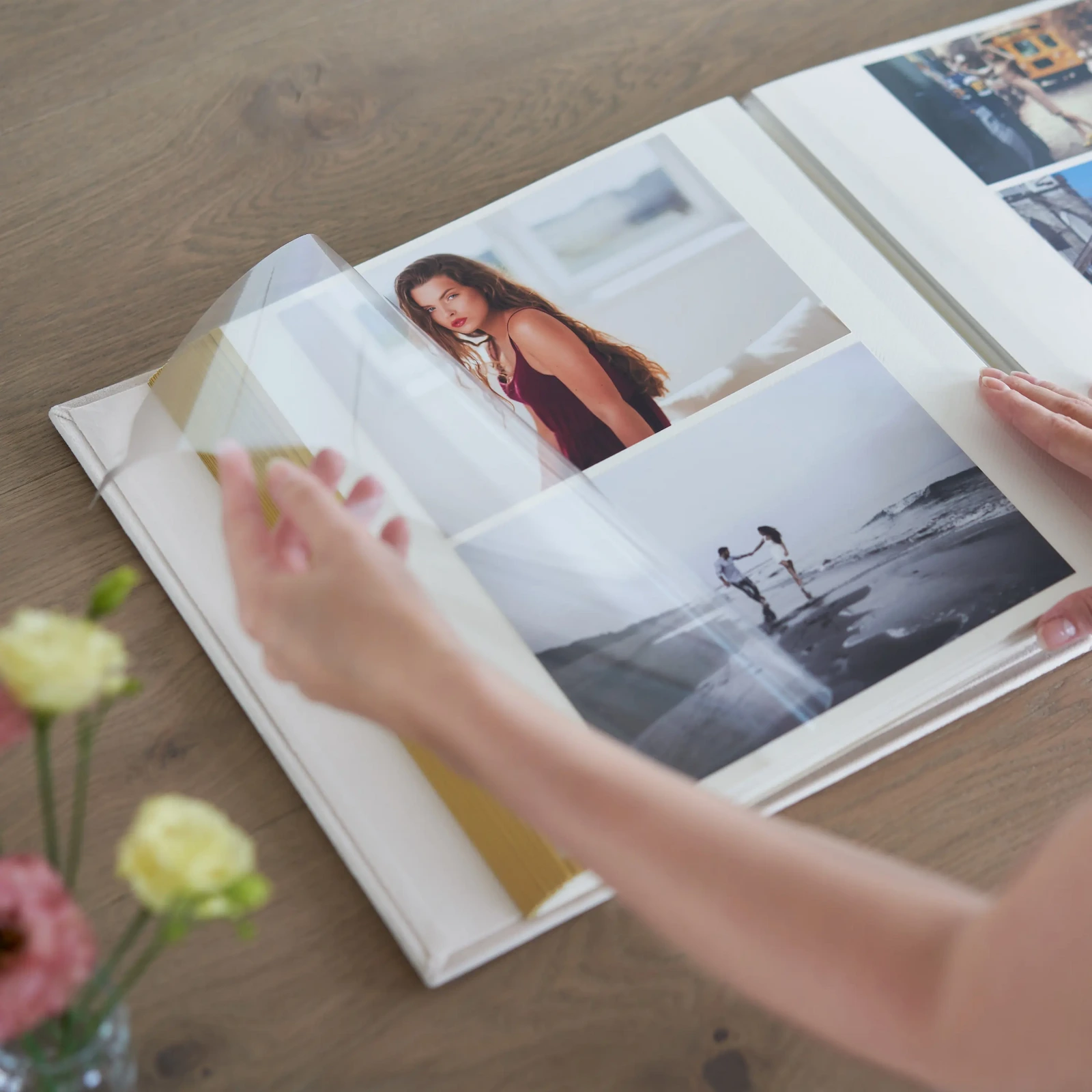 Velvet Self Adhesive Photo Album, Photo Window - Image 3
