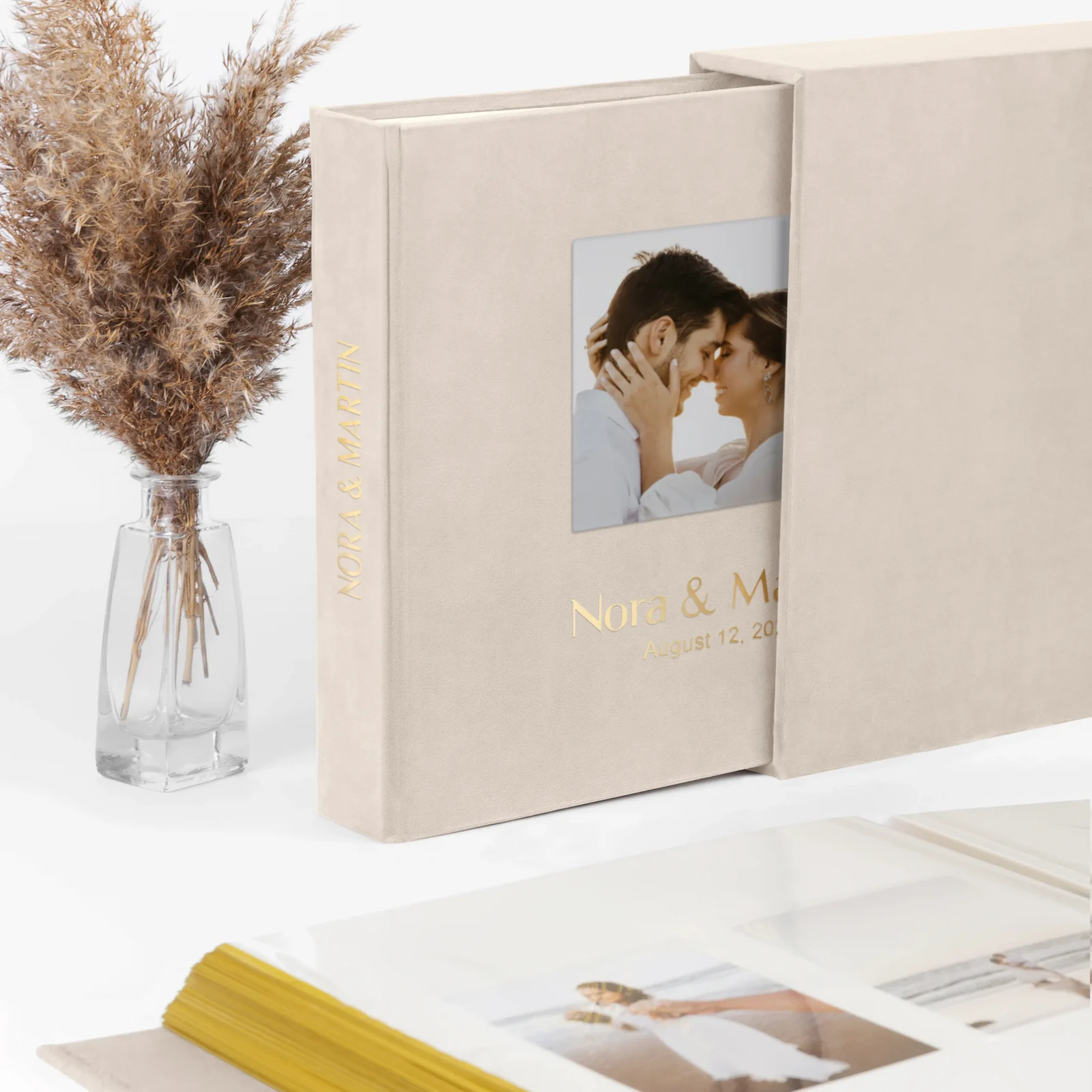 Velvet Self Adhesive Photo Album, Photo Window - Image 5