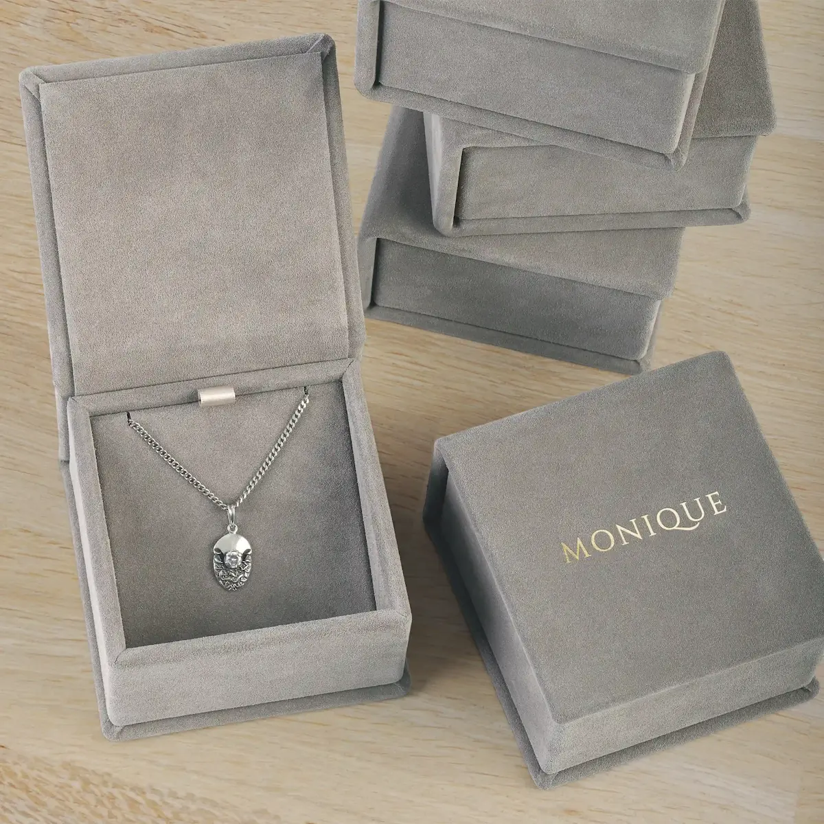 Suede Necklace Gift Box - Image 4