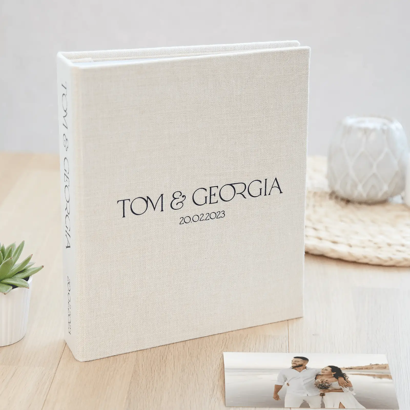 Linen Slip In Photo Album for 40-400 4x6 or 5x7 Photos - Image 3