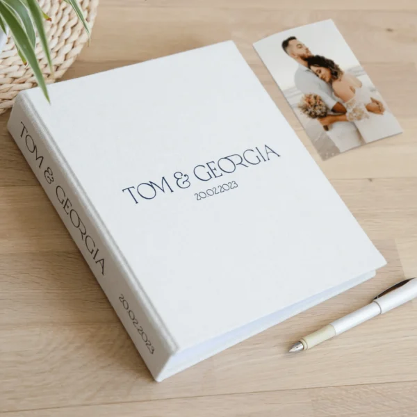 Linen Slip In Photo Album for 40-400 4x6 or 5x7 Photos