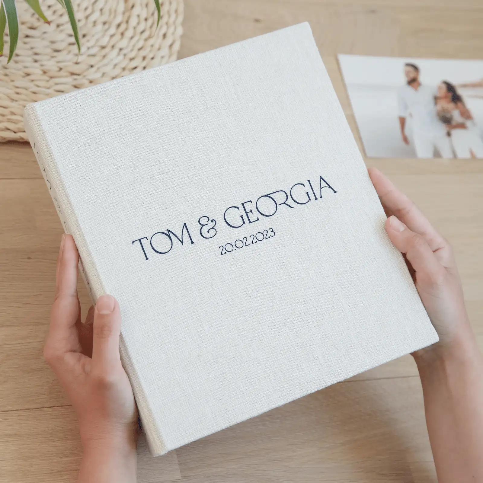 Linen Slip In Photo Album for 40-400 4x6 or 5x7 Photos - Image 2