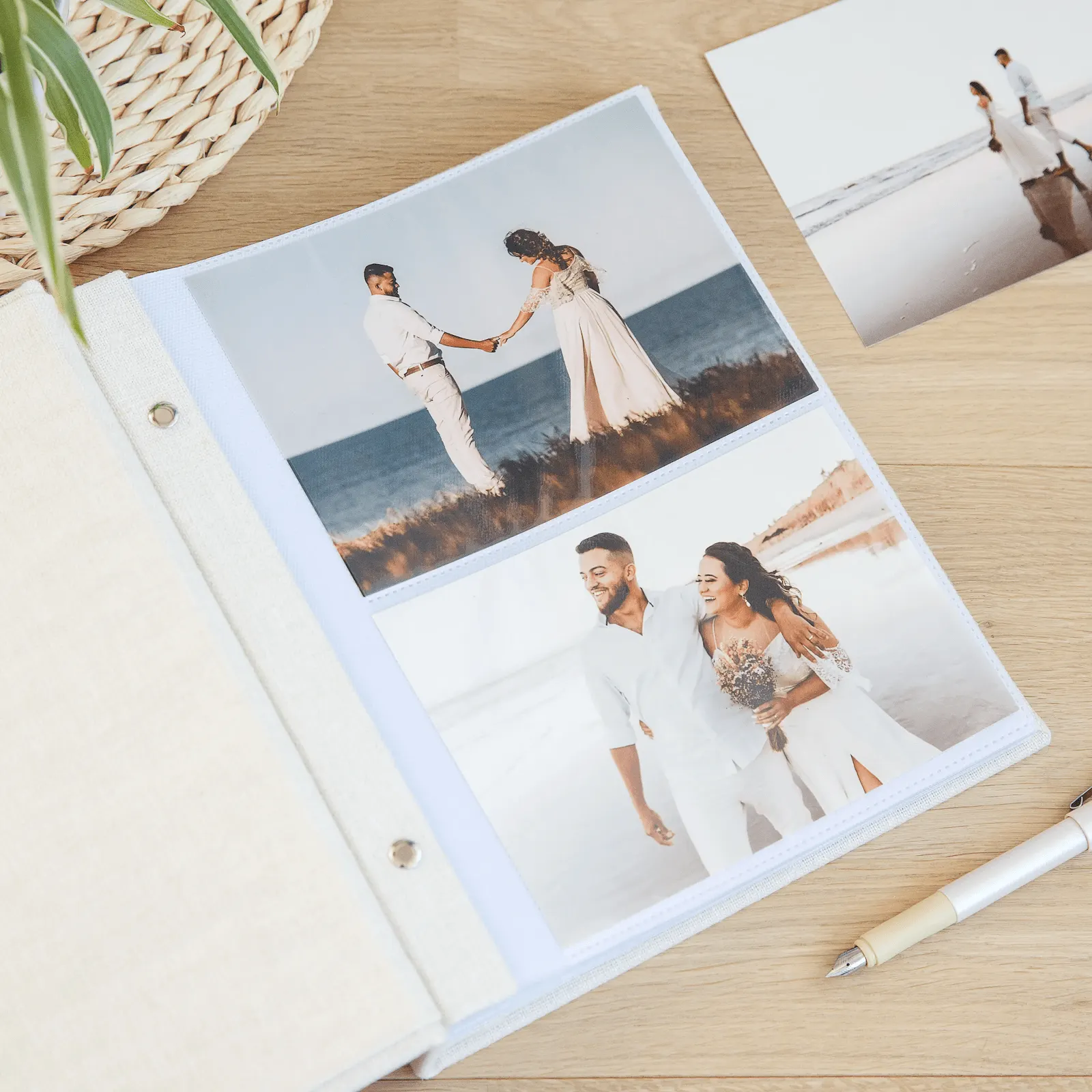 Linen Slip In Photo Album for 40-400 4x6 or 5x7 Photos - Image 4