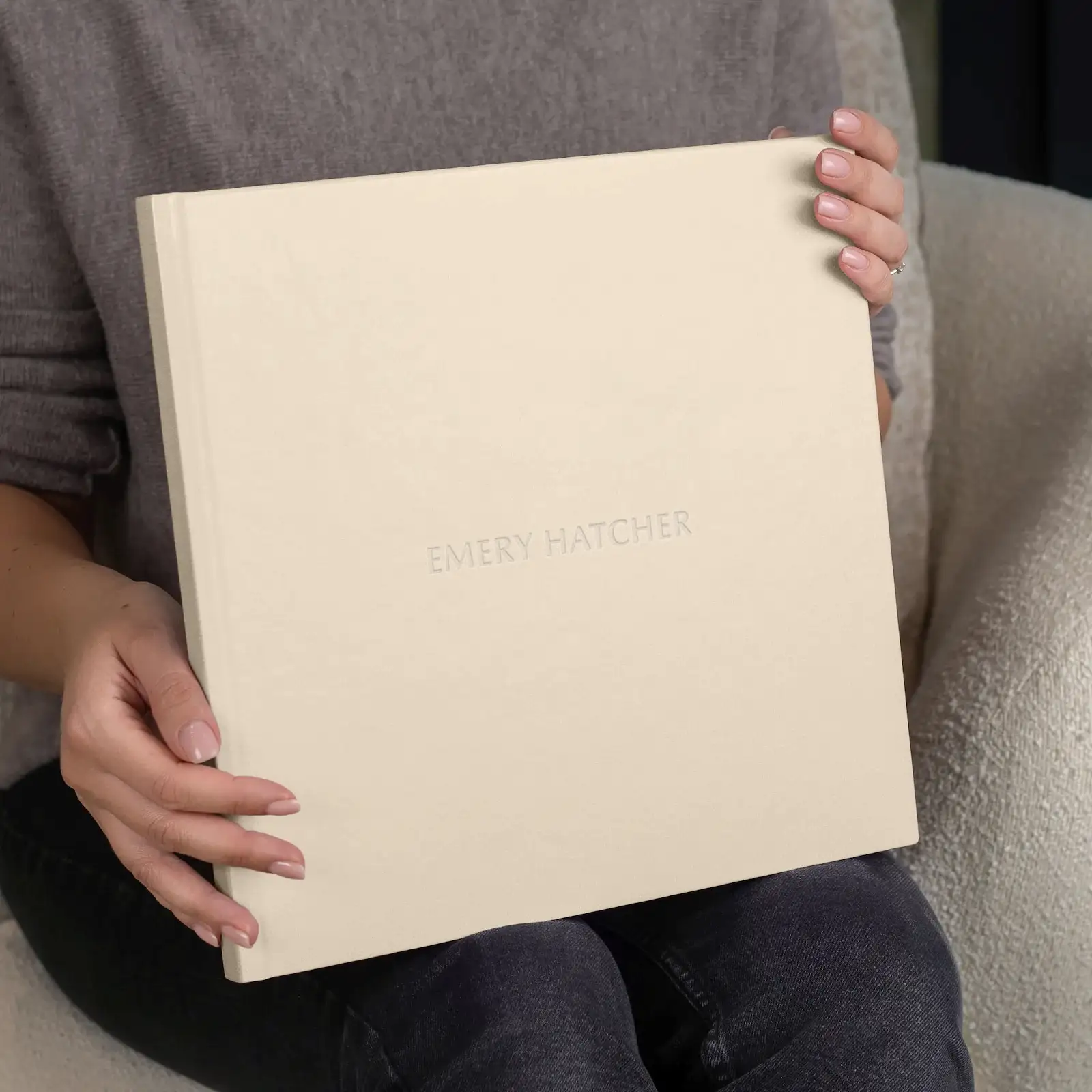 Eco Leather Hard Cover Baby Photo Book - Image 3