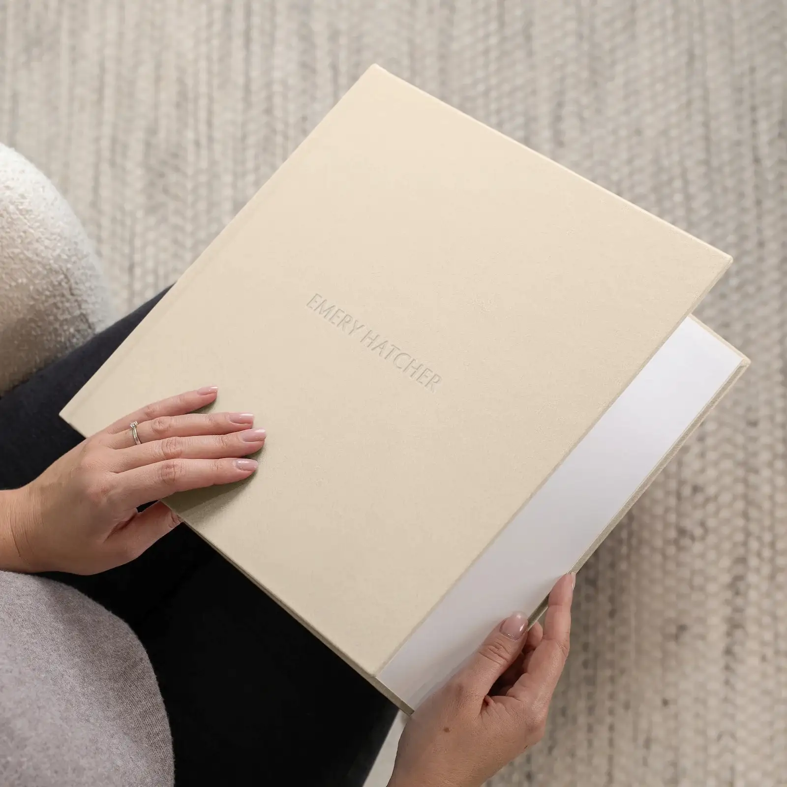 Eco Leather Hard Cover Baby Photo Book - Image 4