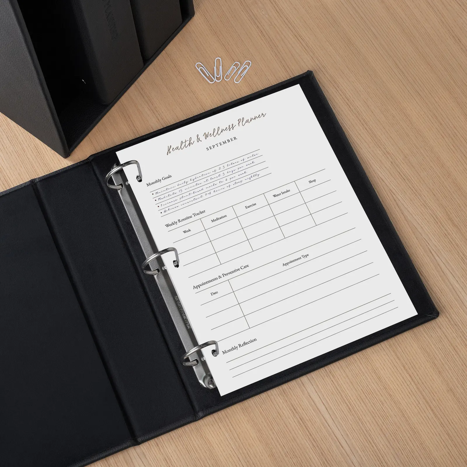 Leather Ring Binder - Image 2