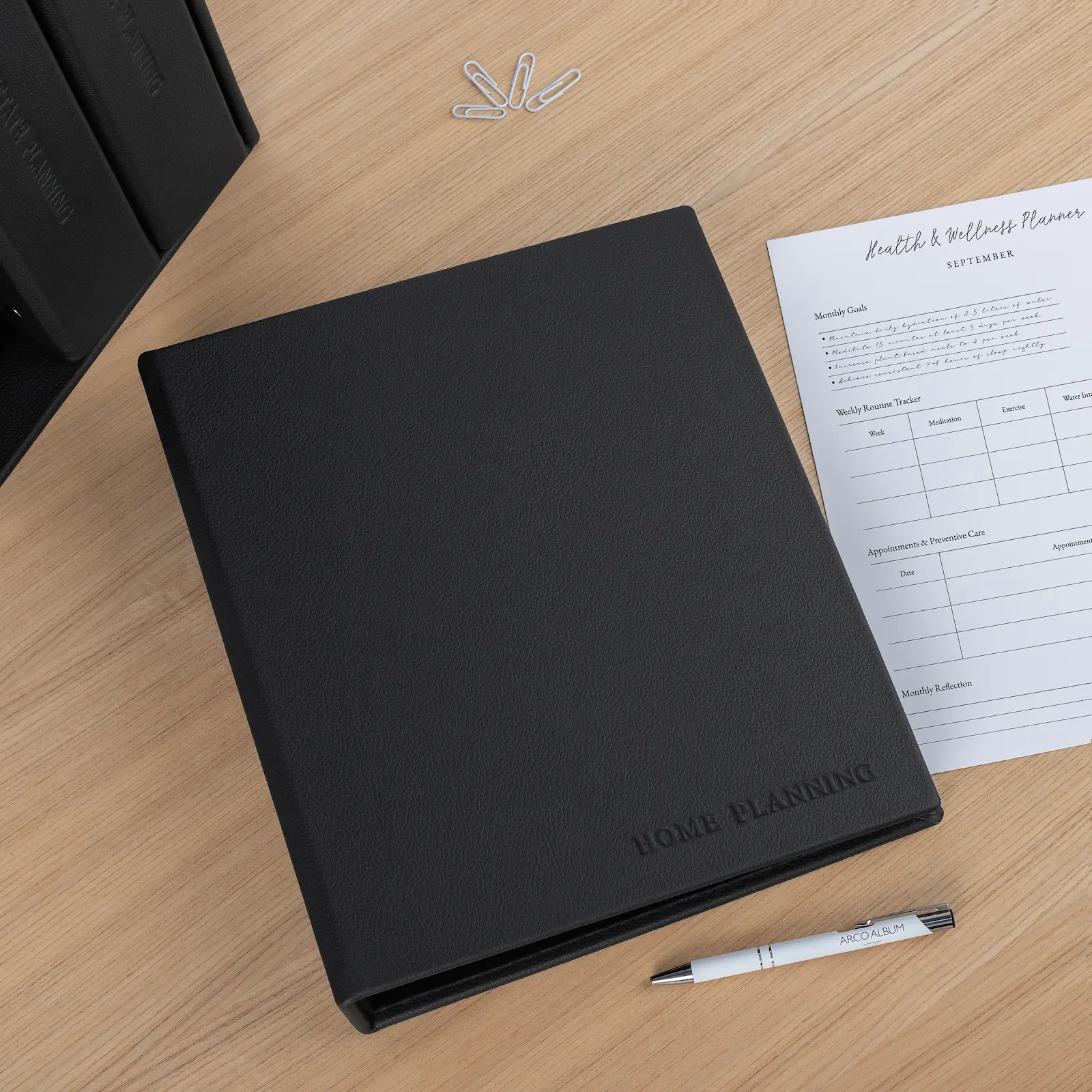 Leather Ring Binder