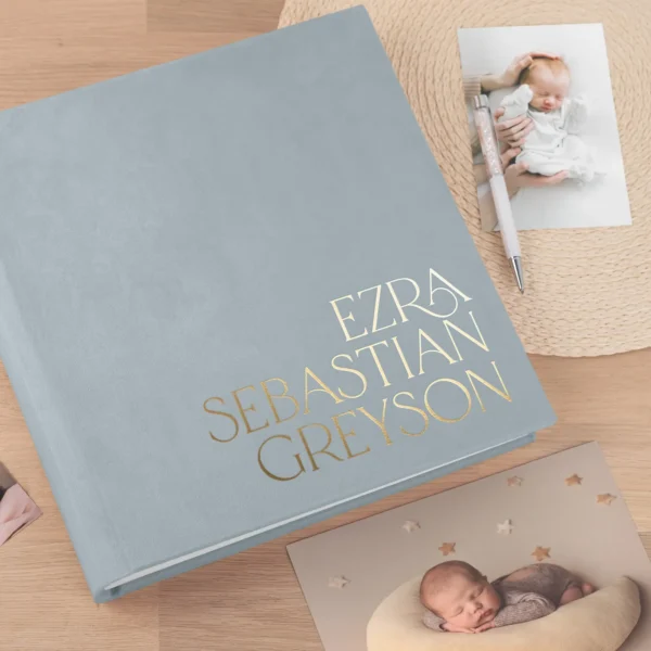 Velvet Baby Traditional Photo Album, Design B83