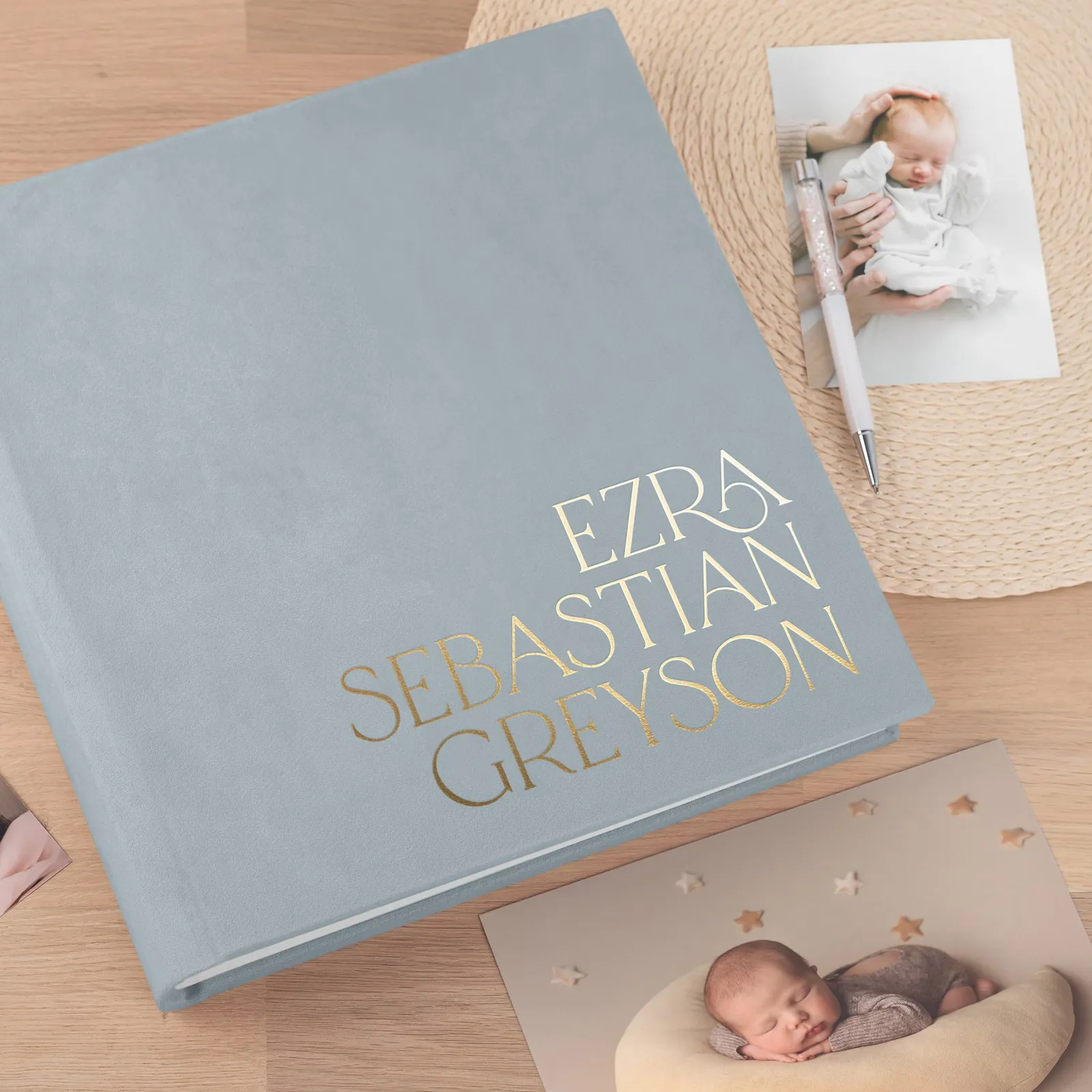 Velvet Baby Traditional Photo Album, Design B83