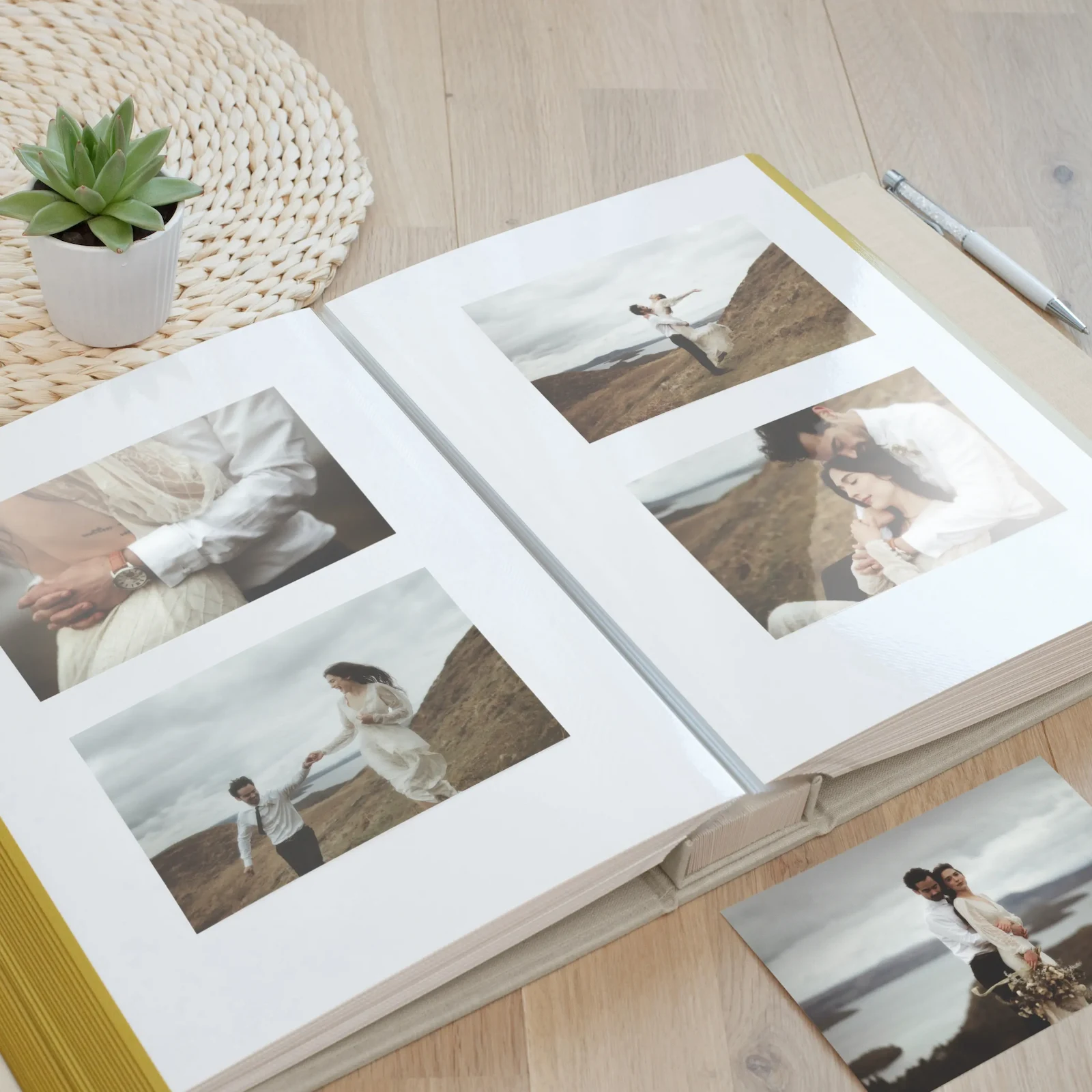 Linen Self Adhesive Photo Album - Image 4