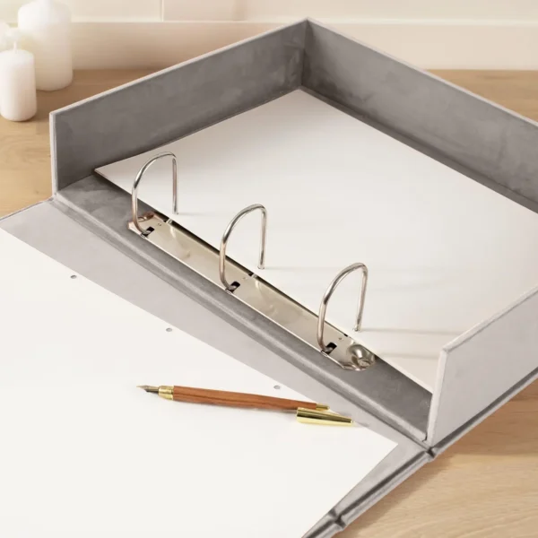 Velvet Ring Binder Box