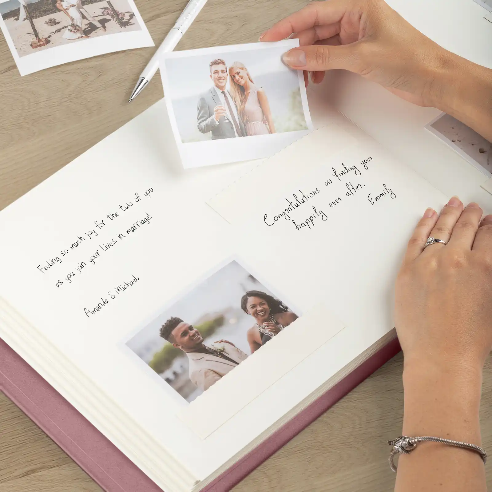 Velvet Wedding Guest Book - Image 2