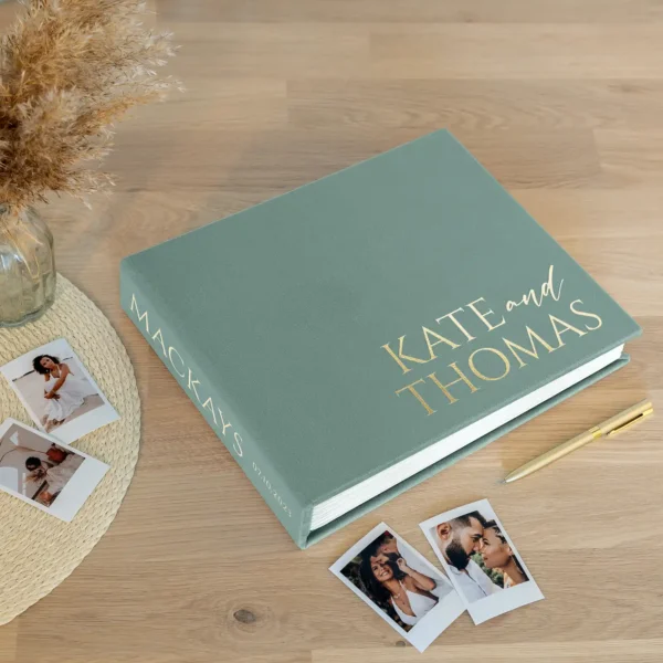 Velvet Wedding Guest Book W155