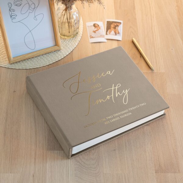 Velvet Wedding Guest Book W95