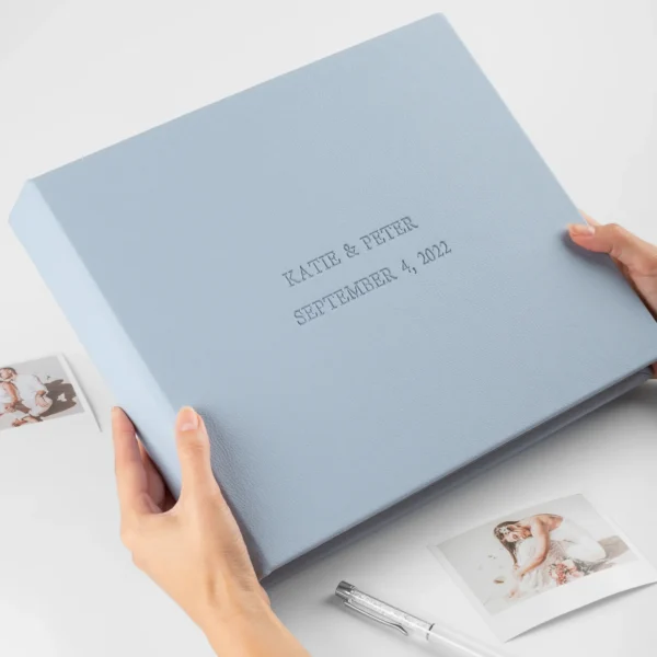Eco Leather Wedding Guest Book