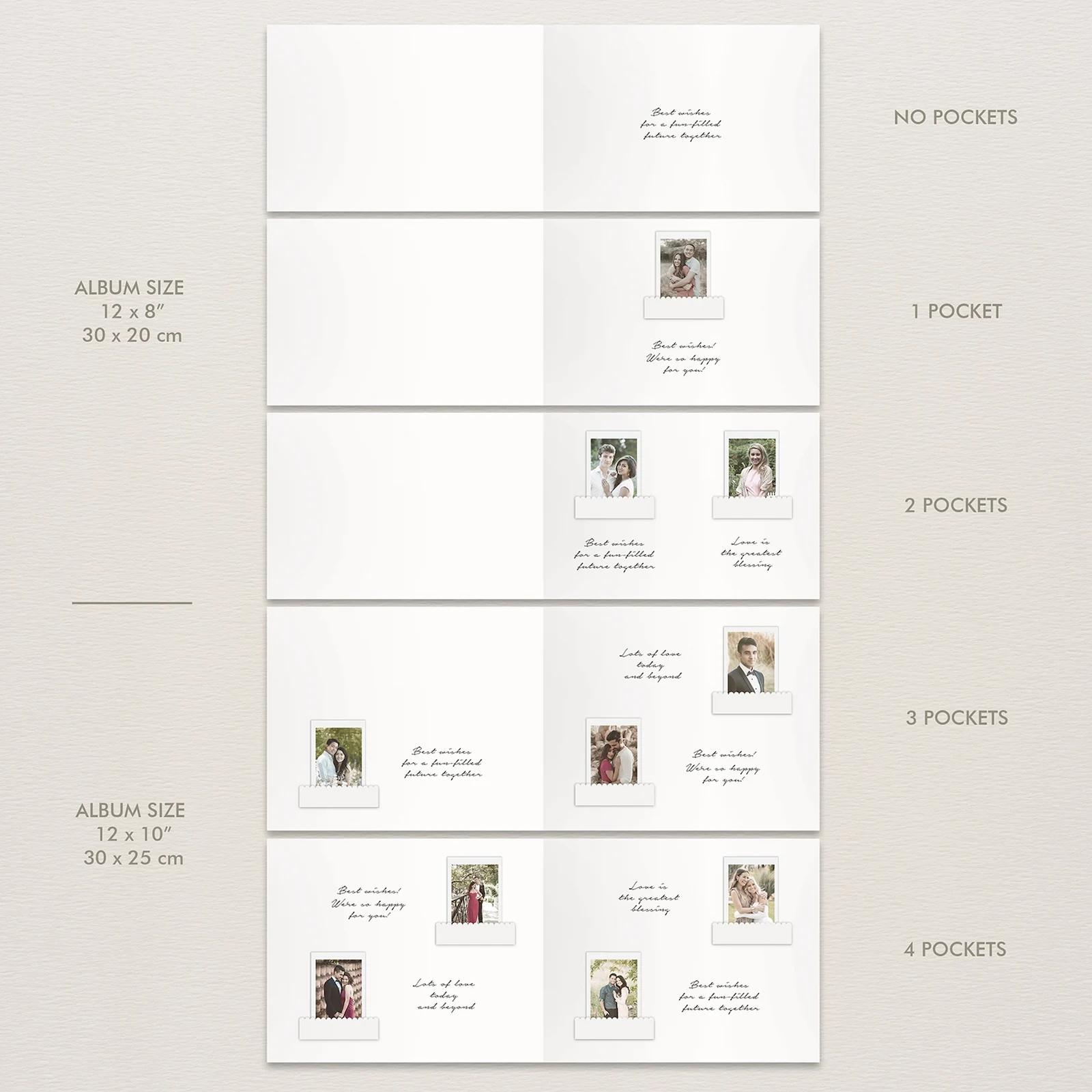 Eco Leather Wedding Guest Book UV Vertical - Image 7