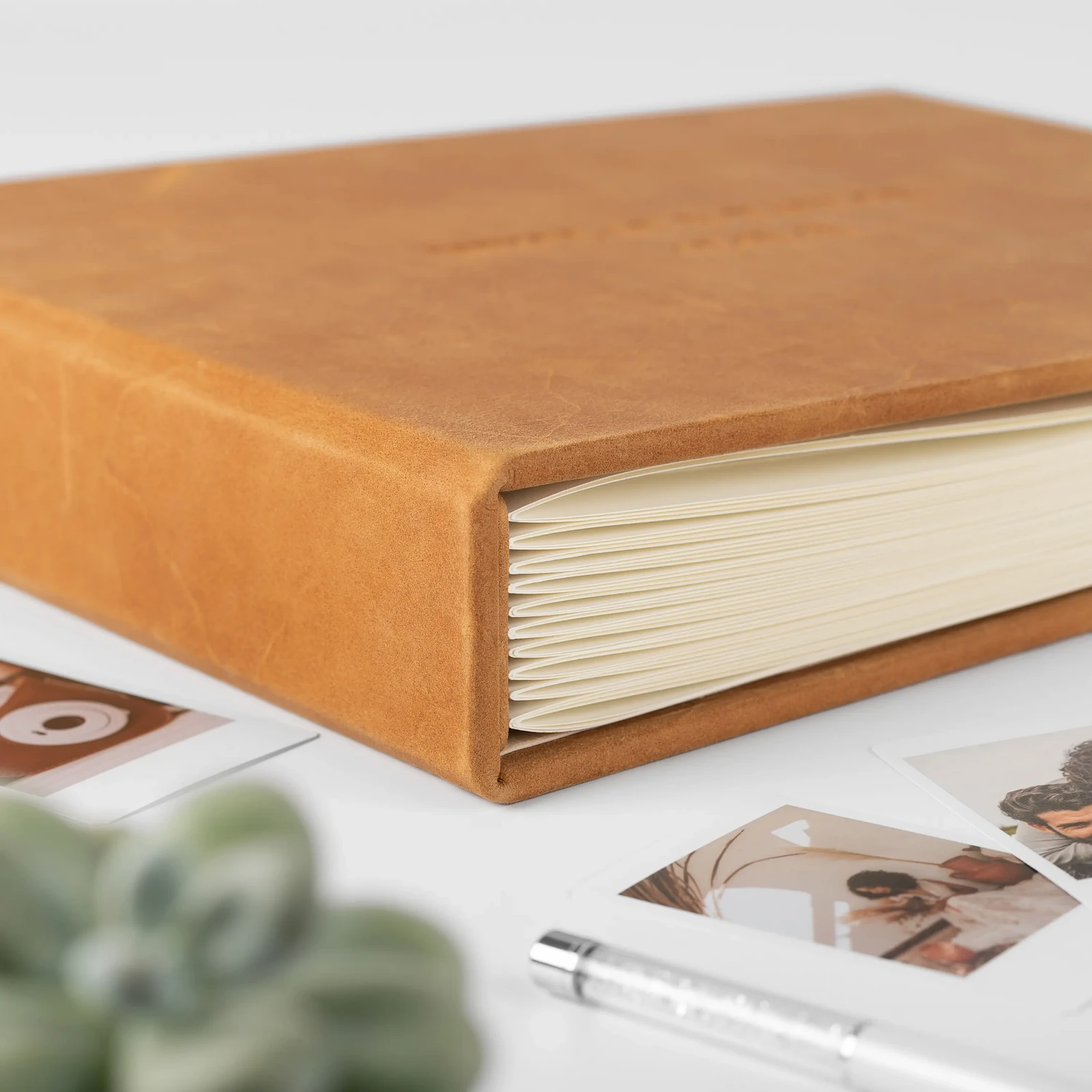 Leather Wedding Guest Book - Image 3