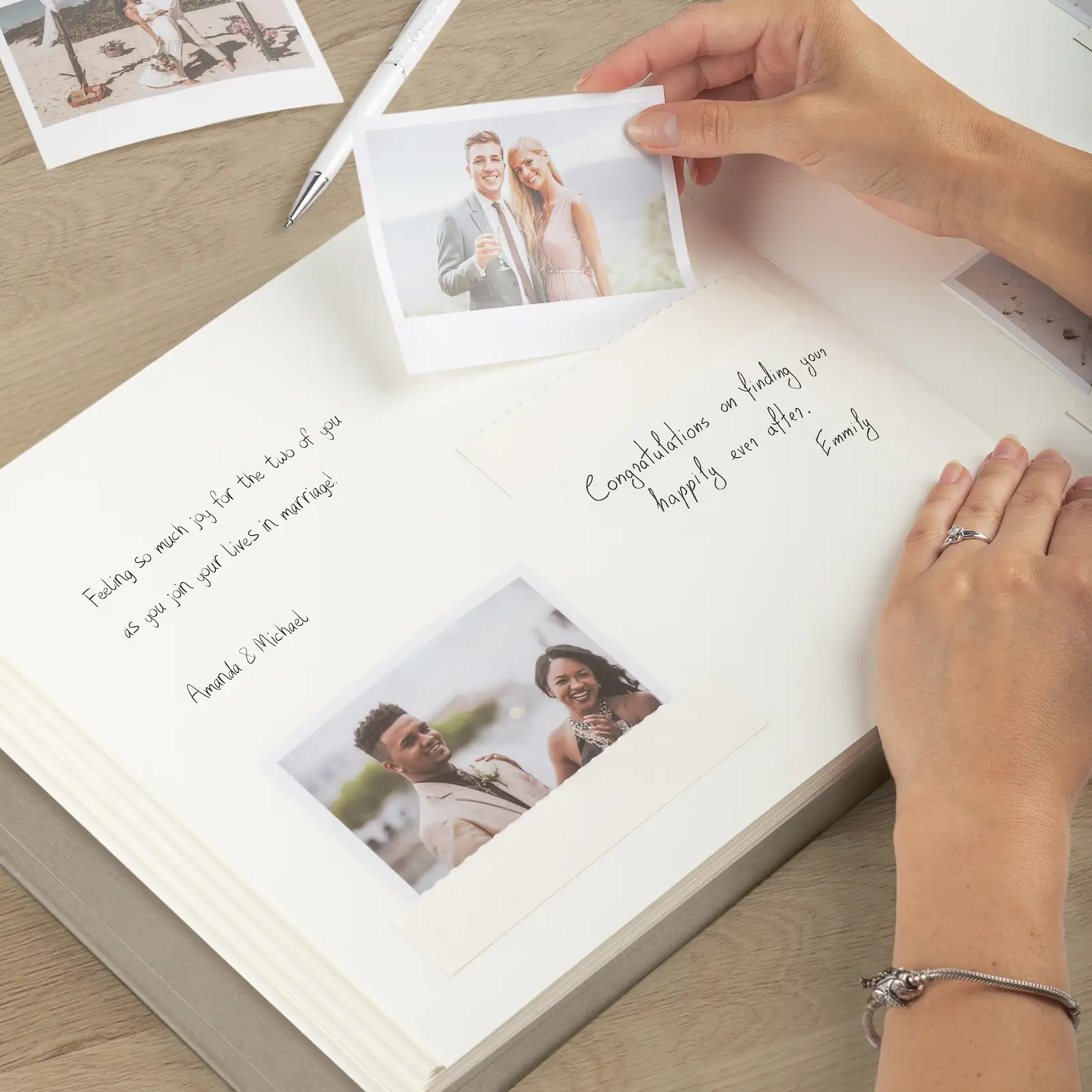 Velvet Wedding Guest Book - Image 2
