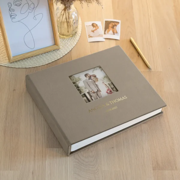 Velvet Wedding Guest Book