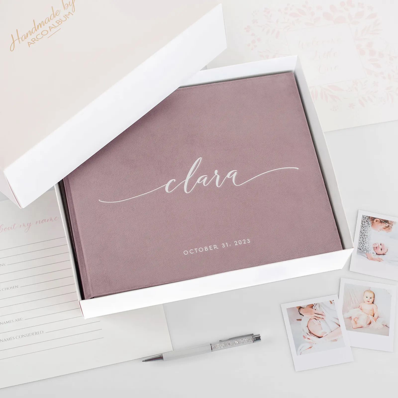 Velvet Baby Photo Book #B40 - Image 4