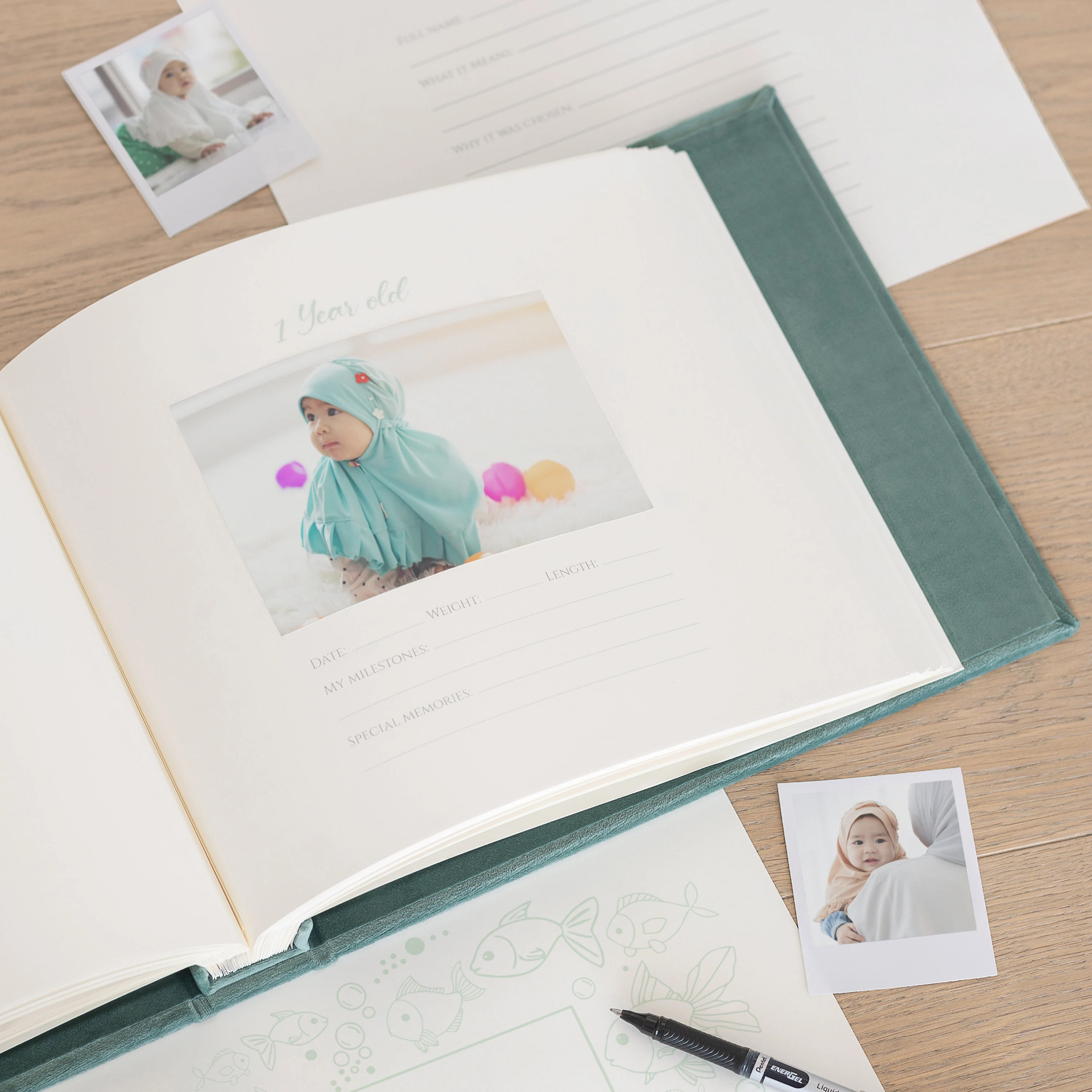 Velvet Baby Photo Book #B95 - Image 2