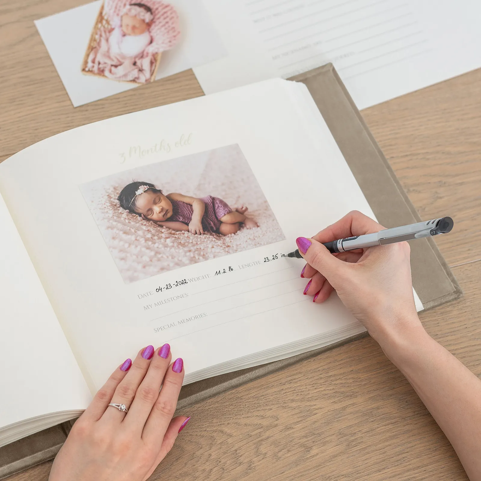 Velvet Baby Photo Book #B44 - Image 2