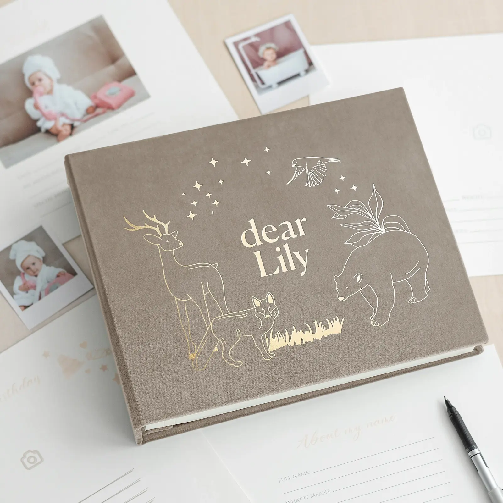 Velvet Baby Photo Book #B44