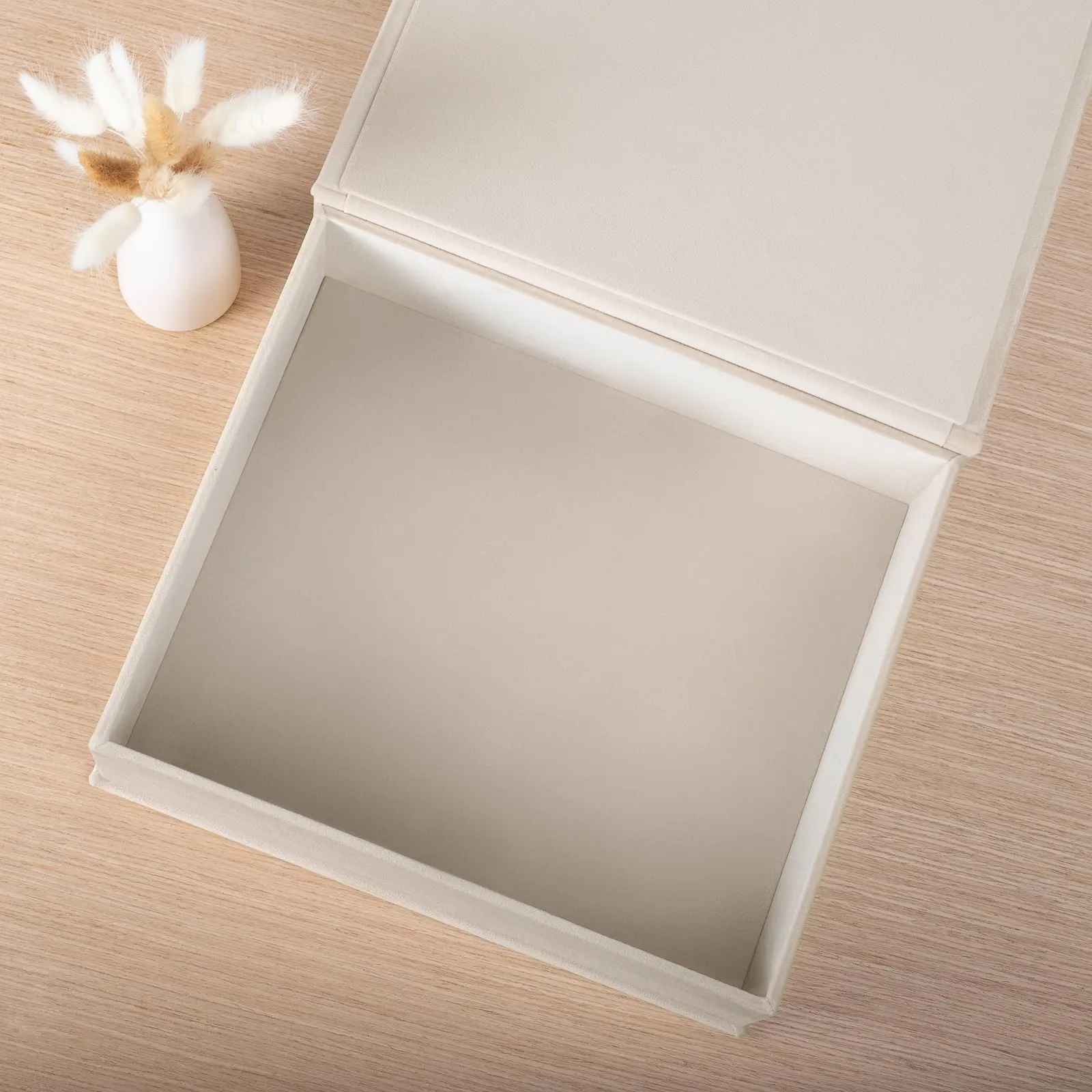 Velvet Wedding Keepsake Box, Photo Window - Image 4