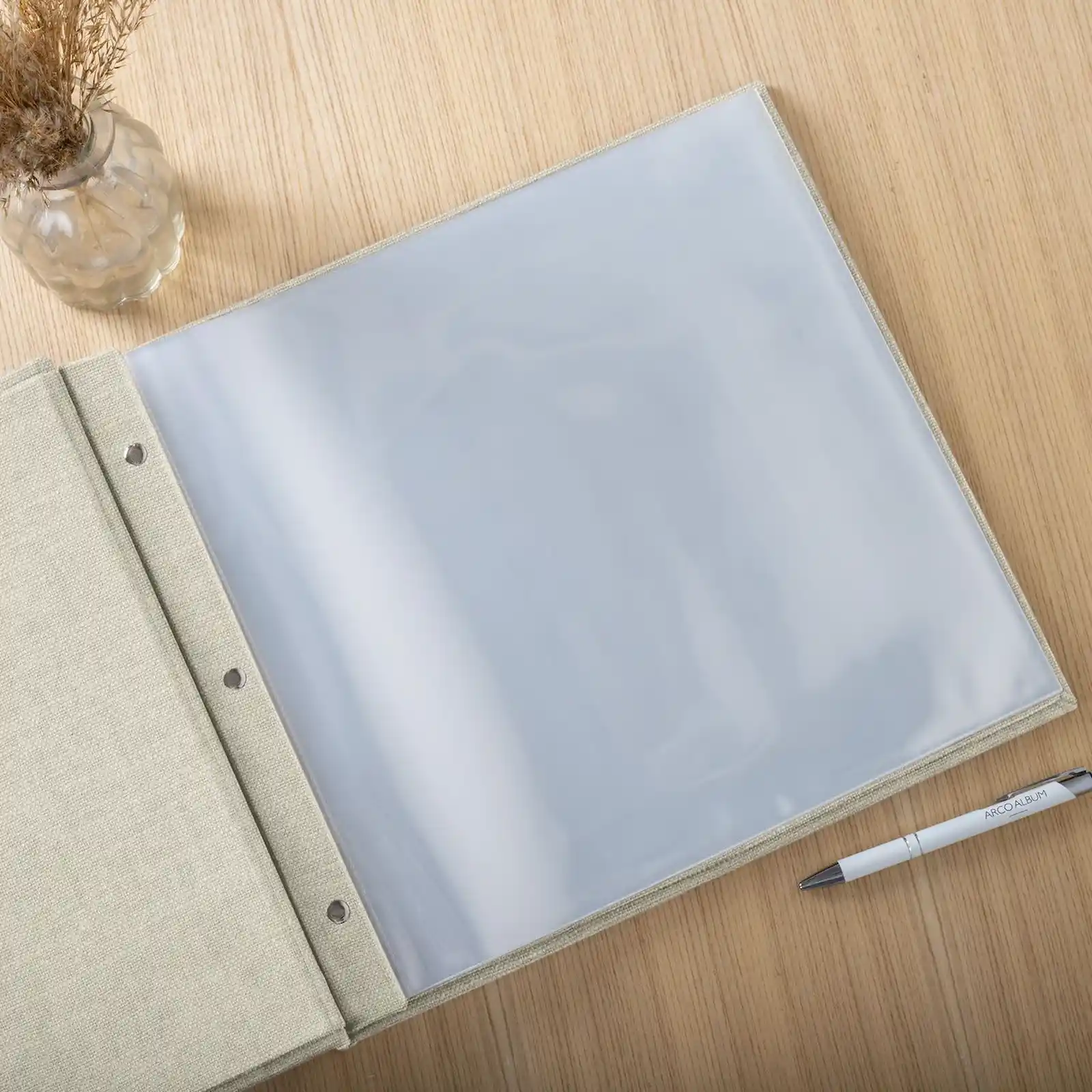Linen Screw-Bound Scrapbook 12x12" - Image 2