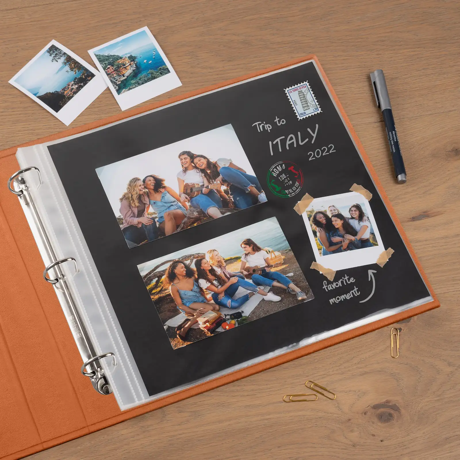 Velvet Scrapbook 12x12", Photo Window - Image 3