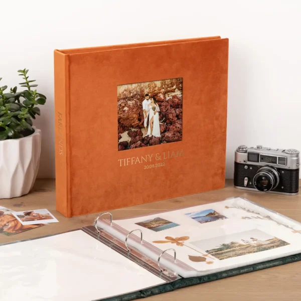 Velvet Scrapbook 12x12", Photo Window