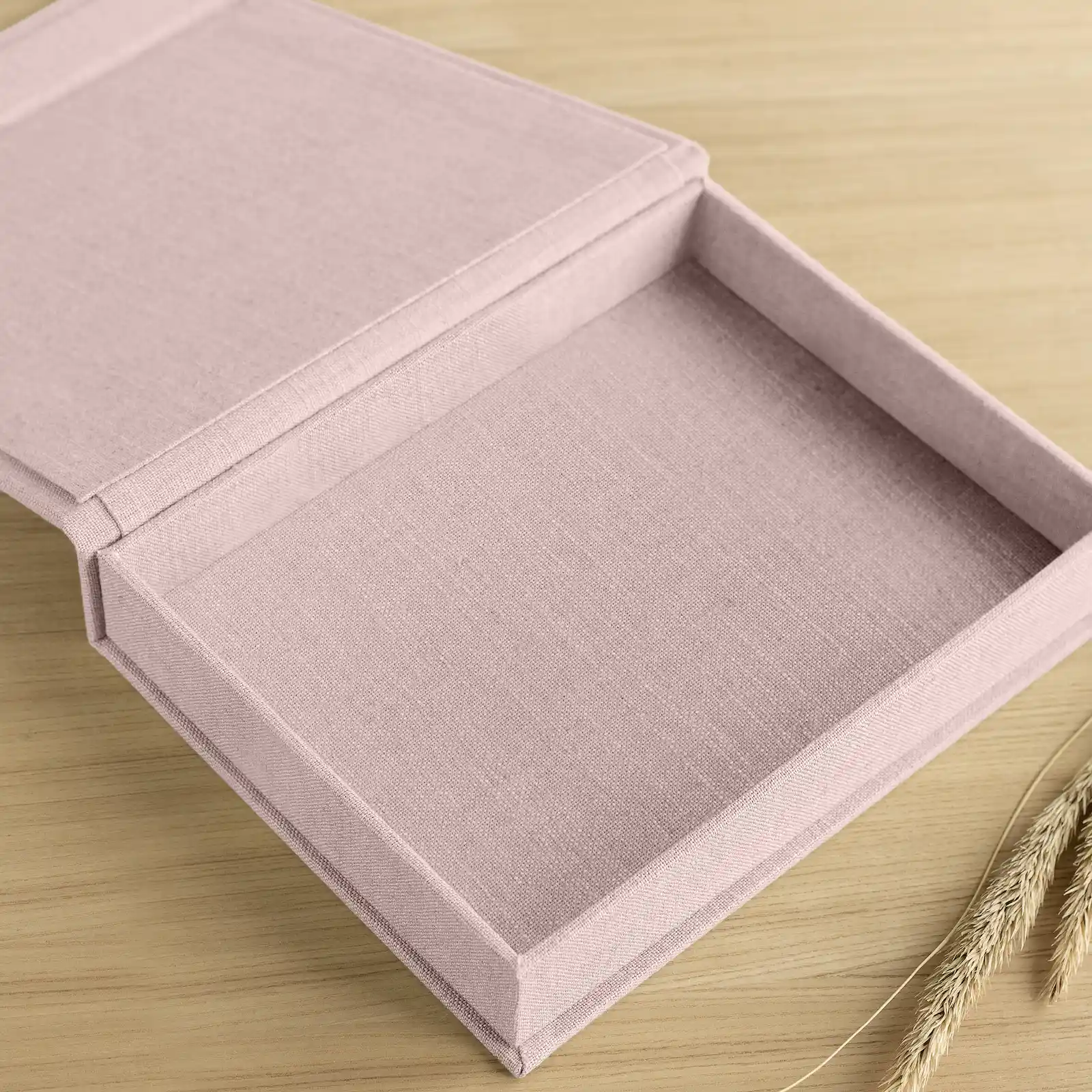 Linen Baby Keepsake Box, Magnet Closure, Design B249 - Image 4