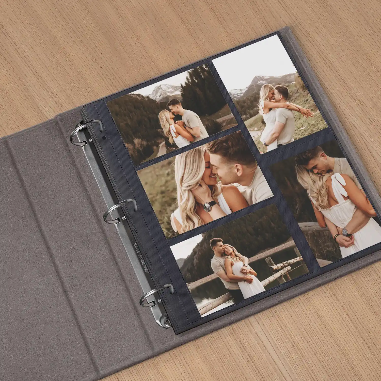 Velvet Ring Binder Photo Album for 100-1000 4x6 Photos