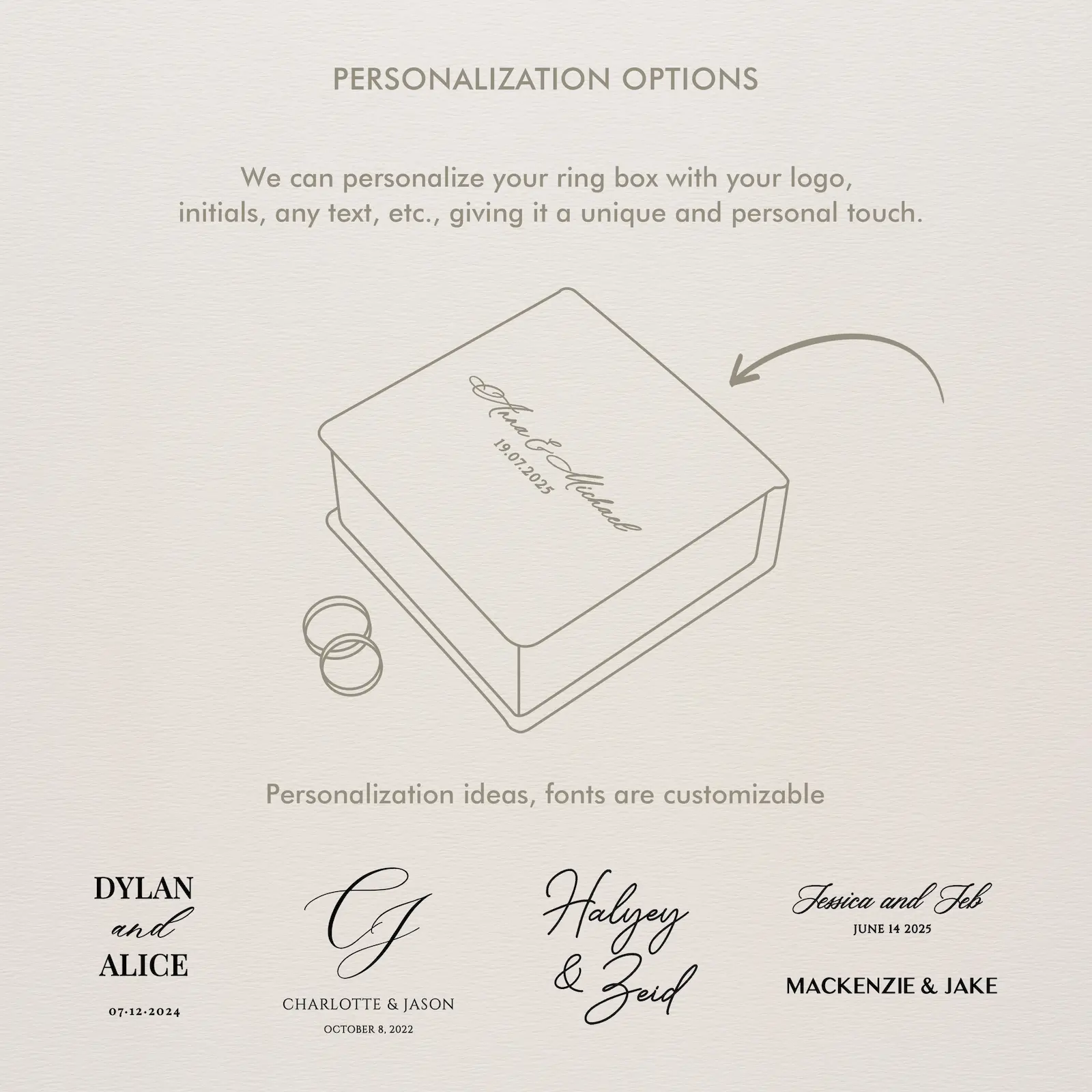 Velvet Ring Bearer Box - Image 6