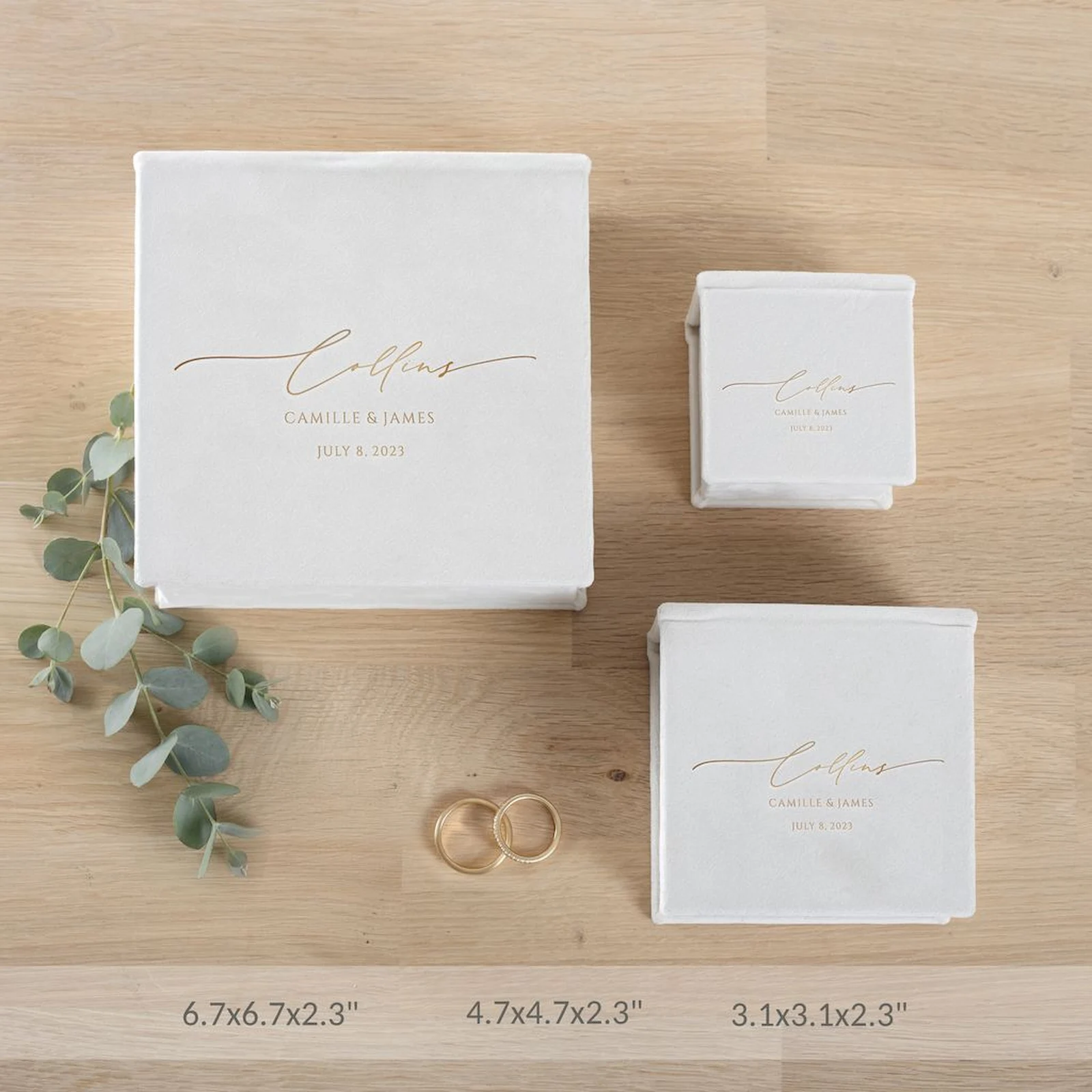 Velvet Ring Bearer Box - Image 6