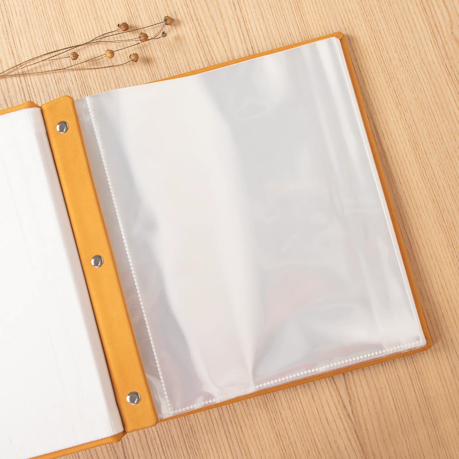 Leather Baby Slip In Photo Album for 8x10 Photos - Image 5