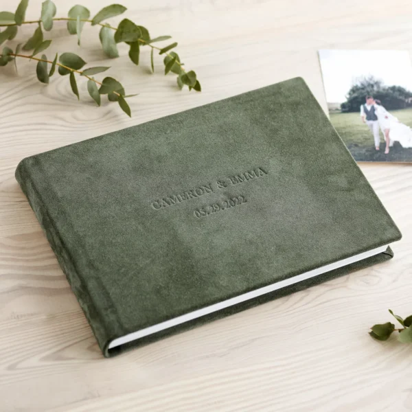 Suede Lay Flat Photo Album