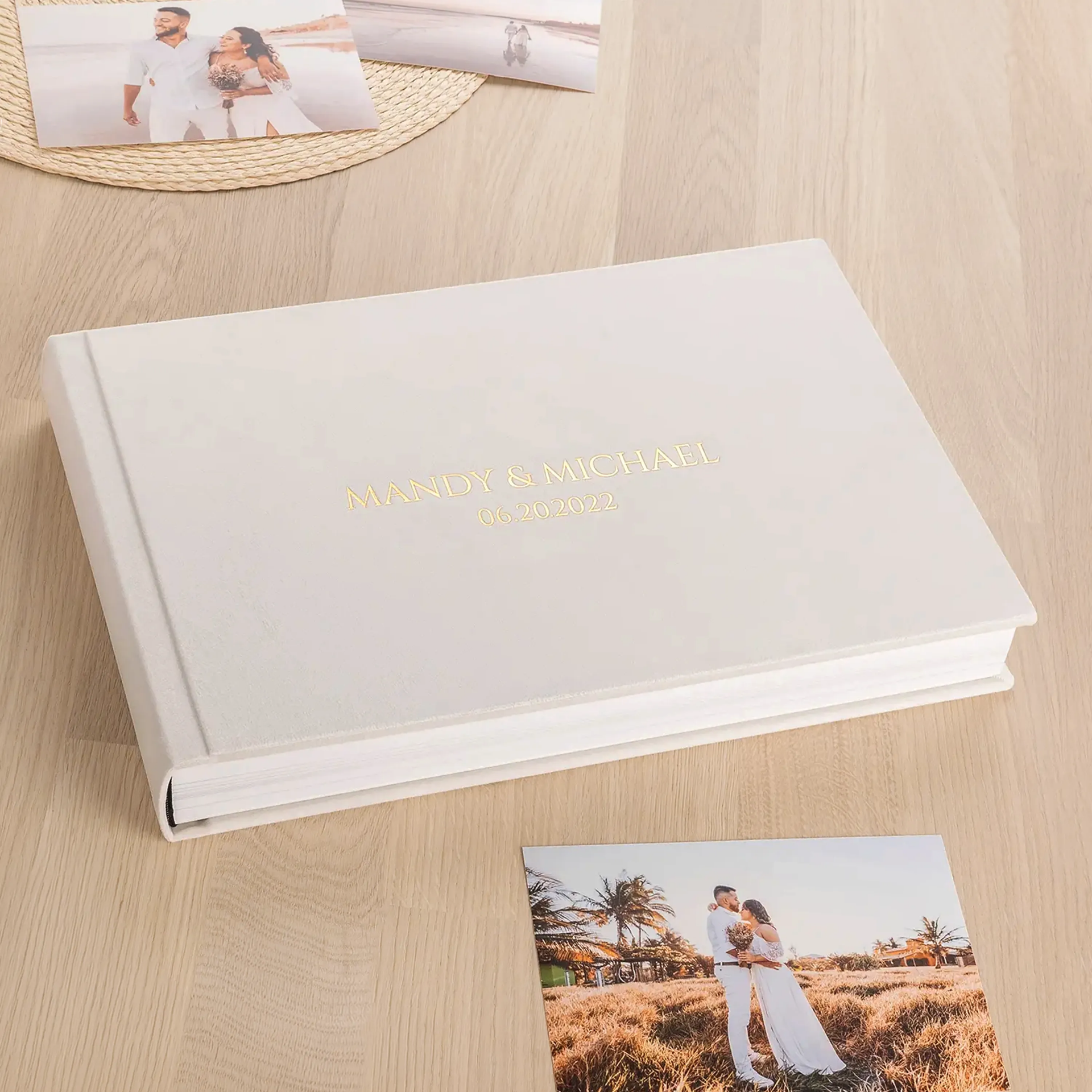 Velvet Lay Flat Photo Album