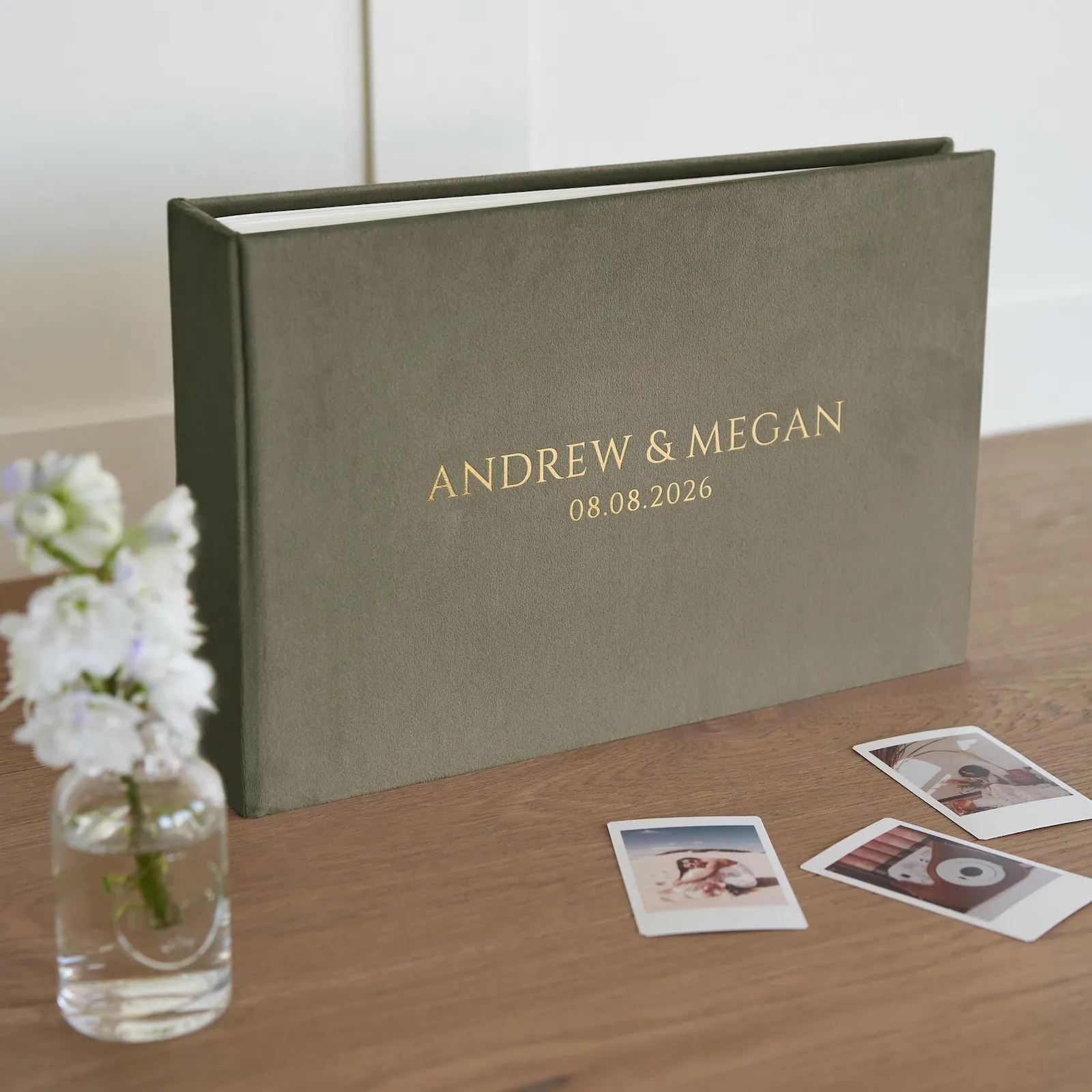 Velvet Wedding Guest Book - Image 2