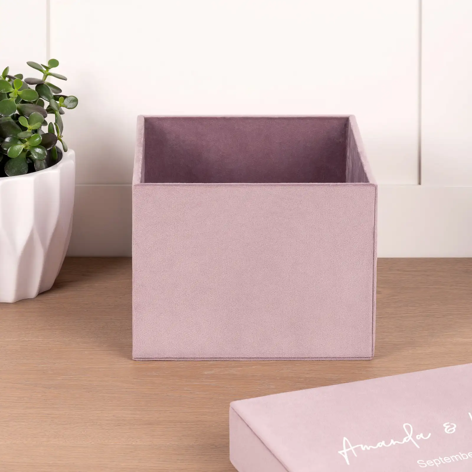 Velvet Memory Box with Lid - Image 3